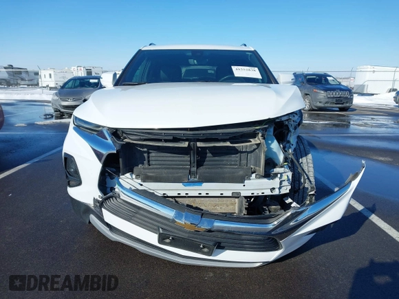 2020 Chevrolet Blazer LT with VIN 3GNKBJRS3LS705330, listed as a IAAI auction lot 41552838 with 57,598 mi miles and . Bid and sale history available at DreamBid. Image 12.