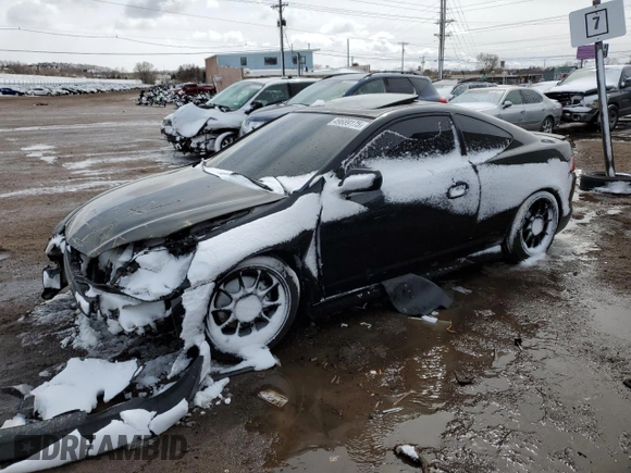 2002 Acura RSX Type S with VIN JH4DC53022C023331, listed as a Copart auction lot 49689175 with 0 mi miles and Salvage Title. Bid and sale history available at carsss.com. Image 1.