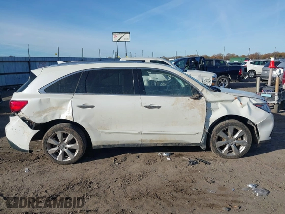 2014 Acura MDX Advance with VIN 5FRYD4H8XEB043793, listed as a IAAI auction lot 41092262 with 140,792 mi miles and . Bid and sale history available at carsss.com. Image 13.