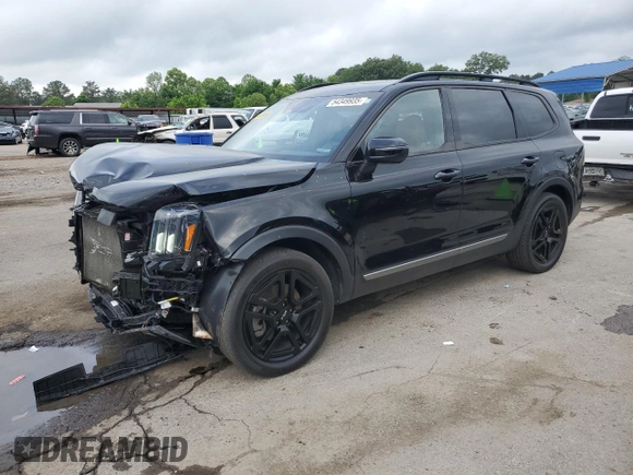2023 Kia Telluride EX X-Line with VIN 5XYP3DGC2PG329428, listed as a Copart auction lot 54349935 with 36,323 mi miles and Salvage title. Bid and sale history available at DreamBid. Image 1.