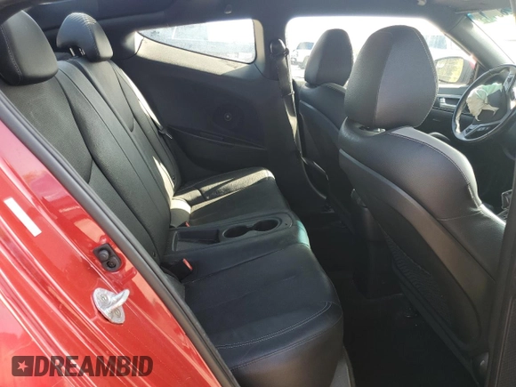 2016 Hyundai Veloster Turbo with VIN KMHTC6AE7GU262145, listed as a Copart auction lot 51283105 with Not provided miles and Salvage title. Bid and sale history available at DreamBid. Image 10.