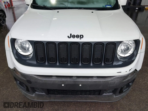 2018 Jeep Renegade Latitude with VIN ZACCJABH7JPH95711, listed as a IAAI auction lot 42124871 with 177,280 mi miles. Bid and sale history available at carsss.com. Image 6.
