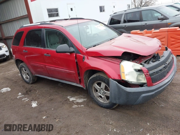 2005 Chevrolet Equinox LS with VIN 2CNDL23F656022549, listed as a IAAI auction lot 41744319 with 151,935 mi miles. Bid and sale history available at carsss.com. Image 1.