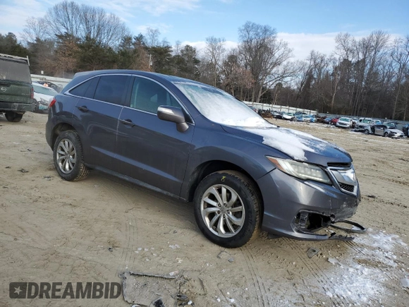 2017 Acura RDX with VIN 5J8TB3H36HL004752, listed as a Copart auction lot 42324575 with 142,586 mi miles and Salvage Title. Bid and sale history available at carsss.com. Image 4.