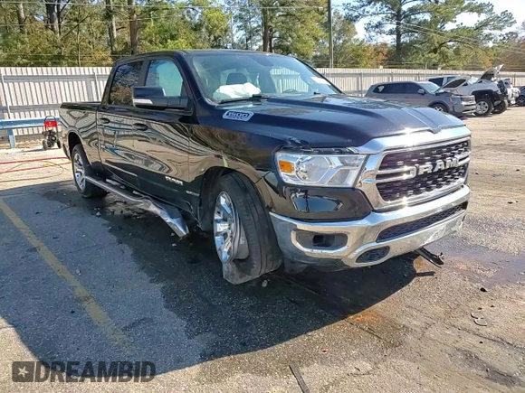 2022 Ram 1500 Big Horn with VIN 1C6RREMT0NN265873, listed as a Copart auction lot 41901085 with 48,507 mi miles and Salvage Title. Bid and sale history available at carsss.com. Image 13.