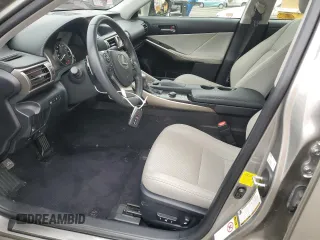 2014 Lexus IS with VIN JTHBF1D23E5019594, listed as a Copart auction lot 53524395 with 41,798 mi miles and Salvage Title. Bid and sale history available at carsss.com. Image 7.
