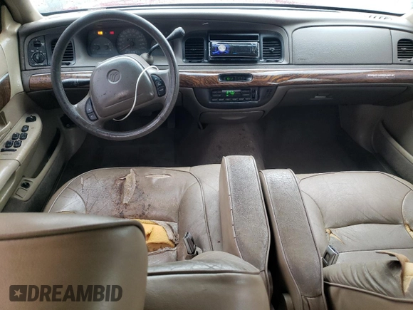 1999 Mercury Grand Marquis LS с VIN 2MEFM75W9XX701991, выставлен на аукционе Copart как лот 58388085 с пробегом 163 160 миль миль и Списание • Salvage title. История ставок и продаж доступна на DreamBid. Изображение 8.