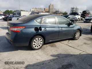 2014 Nissan Sentra S with VIN 3N1AB7AP1EL673735, listed as a Copart auction lot 53940515 with 235,623 mi miles and Salvage Title. Bid and sale history available at DreamBid. Image 3.