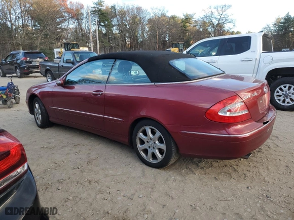 2004 Mercedes-Benz CLK-Class Cabriolet 3.2L with VIN WDBTK65G04T032160, listed as a Copart auction lot 80343424 with 104,002 mi miles and Clean Title. Bid and sale history available at carsss.com. Image 2.