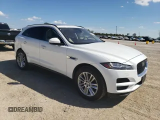 2019 Jaguar F-Pace 25t Prestige with VIN SADCK2GX8KA359314, listed as a Copart auction lot 66420874 with 90,383 mi miles and Salvage Title. Bid and sale history available at DreamBid. Image 4.