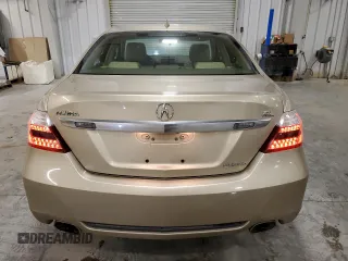 2009 Acura RL Tech Pkg with VIN JH4KB26669C001318, listed as a Copart auction lot 78960464 with 135,333 mi miles and Salvage Title. Bid and sale history available at carsss.com. Image 6.