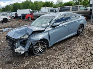 2022 Honda Accord Touring with VIN 1HGCV3F91NA021139, listed as a Copart auction lot 57720455 with 39,219 mi miles and Salvage title. Bid and sale history available at DreamBid. Image 1.