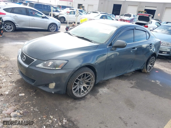 2007 Lexus IS 250 with VIN JTHCK262875009181, listed as a IAAI auction lot 41507327 with 198,478 mi miles. Bid and sale history available at carsss.com. Image 17.