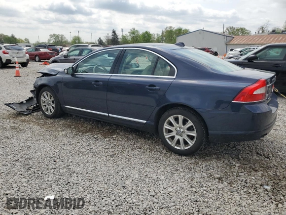 2010 Volvo S80 I6 with VIN YV1982AS7A1132738, listed as a Copart auction lot 54868245 with 116,081 mi miles and Salvage Title. Bid and sale history available at carsss.com. Image 2.