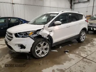 2019 Ford Escape Titanium with VIN 1FMCU9J94KUA02845, listed as a Copart auction lot 52096895 with 69,689 mi miles and Salvage Title. Bid and sale history available at carsss.com. Image 1.
