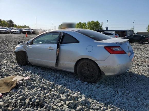 2009 Honda Civic Cpe LX with VIN 2HGFG12649H528681, listed as a Copart auction lot 53290745 with 156,798 mi miles and Salvage Title. Bid and sale history available at carsss.com. Image 2.