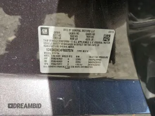 2015 Chevrolet Tahoe LTZ z VIN 1GNSKCKC4FR607574, wystawiony jako Copart lot #54602085 z przebiegiem 125 923 mil mil oraz Szkoda całkowita • Salvage title. Historia ofert i sprzedaży dostępna na DreamBid. Obrazek 14.