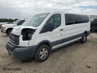 2017 Ford Transit Wagon XL with VIN 1FBZX2ZM1HKA35154, listed as a Copart auction lot 59630684 with 175,082 mi miles and Salvage Title. Bid and sale history available at carsss.com. Image 1.