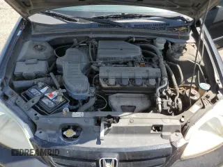 2001 Honda Civic DX with VIN 2HGES16261H588886, listed as a Copart auction lot 53163734 with 193,104 mi miles and Salvage Title. Bid and sale history available at carsss.com. Image 11.