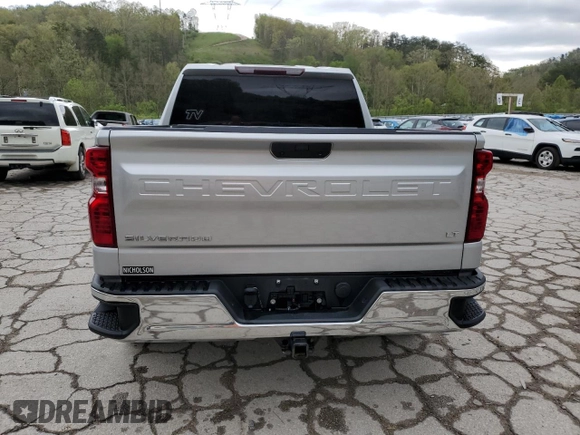2020 Chevrolet Silverado 1500 LT with VIN 1GCPYDEK2LZ190442, listed as a Copart auction lot 46933745 with Not Provided miles and Salvage Title. Bid and sale history available at DreamBid. Image 6.