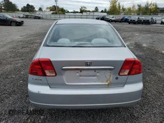 2001 Honda Civic LX with VIN 2HGES16581H556578, listed as a Copart auction lot 74934944 with 0 mi miles and Salvage Title. Bid and sale history available at carsss.com. Image 6.