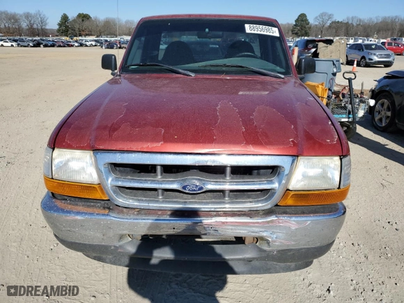 2000 Ford Ranger XL with VIN 1FTYR10C9YTA79493, listed as a Copart auction lot 88956985 with 314,273 mi miles and Salvage Title. Bid and sale history available at carsss.com. Image 5.