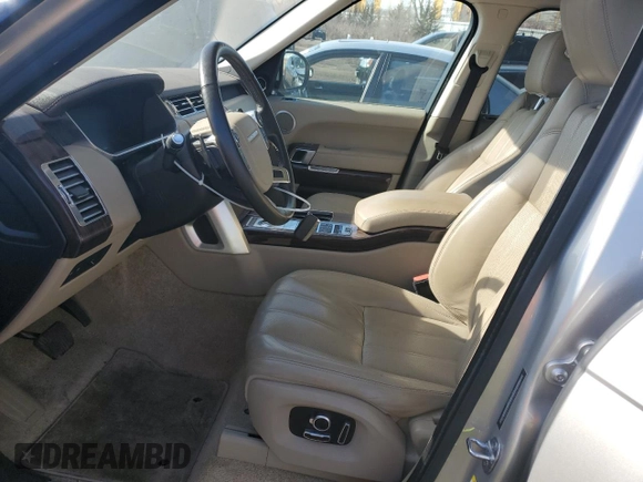 2017 Land Rover Range Rover HSE с VIN SALGS2FV2HA356046, выставлен на аукционе Copart как лот 41465234 с пробегом 31 621 миль миль и Списание • Salvage title. История ставок и продаж доступна на DreamBid. Изображение 7.