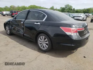 2011 Honda Accord EX-L с VIN 1HGCP3F80BA002854, выставлен на аукционе Copart как лот 61241825 с пробегом Не указан миль и Списание • Salvage title. История ставок и продаж доступна на DreamBid. Изображение 2.