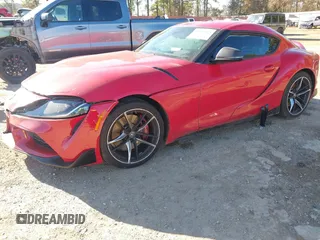 2022 Toyota GR Supra 3.0 with VIN WZ1DB0C04NW051045, listed as a IAAI auction lot 41156875 with 3,851 mi miles. Bid and sale history available at carsss.com. Image 2.