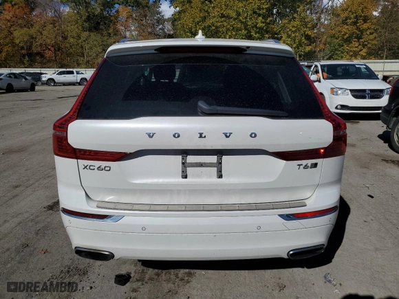 2018 Volvo XC60 Inscription with VIN YV4A22RL0J1072283, listed as a Copart auction lot 76104454 with NaN miles and Salvage Title. Bid and sale history available at carsss.com. Image 6.