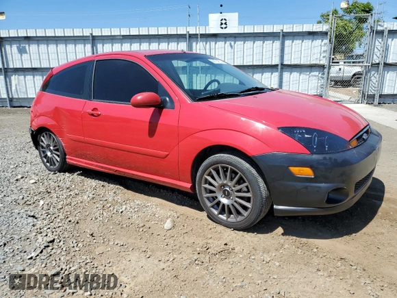 2002 Ford Focus SVT with VIN 3FAHP39532R237704, listed as a Copart auction lot 68014614 with 209,004 mi miles and Salvage Title. Bid and sale history available at DreamBid. Image 4.