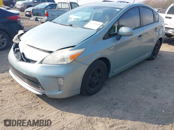 2013 Toyota Prius One with VIN JTDKN3DU3D5680090, listed as a IAAI auction lot 41794589 with 132,328 mi miles. Bid and sale history available at carsss.com. Image 19.
