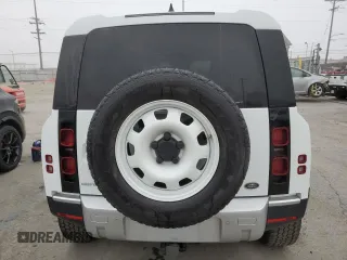 2021 Land Rover Defender S with VIN SALEJ7RX9M2038129, listed as a Copart auction lot 83840574 with 88,105 mi miles and Salvage title. Bid and sale history available at DreamBid. Image 6.