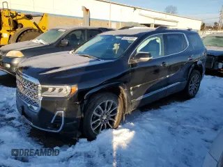 2022 GMC Acadia Denali with VIN 1GKKNXLS5NZ174833, listed as a Copart auction lot 89329985 with 46,675 mi miles and Salvage title. Bid and sale history available at DreamBid. Image 1.