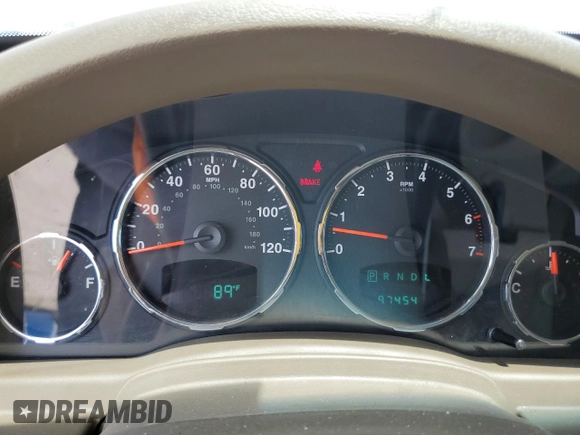 2008 Jeep Liberty Sport with VIN 1J8GP28K78W164794, listed as a Copart auction lot 55589035 with 97,454 mi miles and Salvage Title. Bid and sale history available at DreamBid. Image 9.