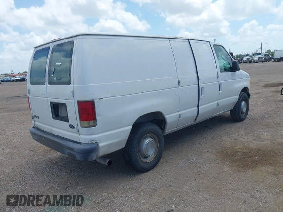2005 Ford Econoline Cargo with VIN 1FTNE24L65HB17842, listed as a IAAI auction lot 42441680 with 216,578 mi miles and . Bid and sale history available at DreamBid. Image 4.