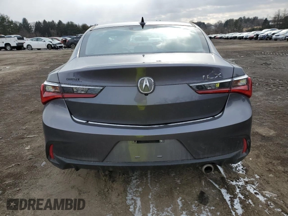 2021 Acura ILX with VIN 19UDE2F39MA000127, listed as a Copart auction lot 45699055 with 38,644 mi miles and Salvage title. Bid and sale history available at DreamBid. Image 6.