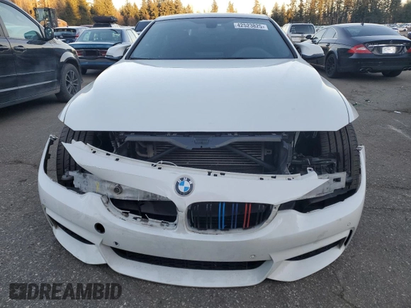 2014 BMW 4 Series 435i with VIN WBA3R1C51EK192330, listed as a Copart auction lot 42523825 with 106,183 mi miles and Salvage Title. Bid and sale history available at carsss.com. Image 5.