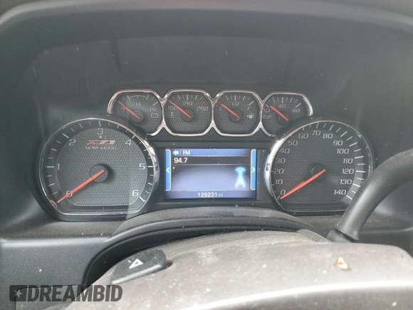 2014 Chevrolet Silverado 1500 LTZ with VIN 1GCVKSEC0EZ140325, listed as a Copart auction lot 52954845 with 128,231 mi miles and Salvage Title. Bid and sale history available at DreamBid. Image 9.