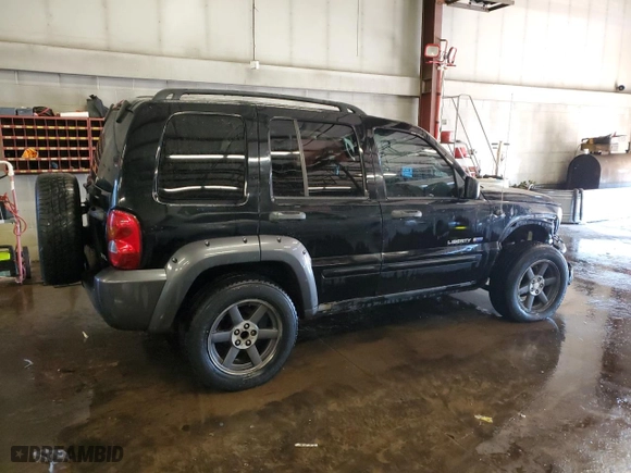 2003 Jeep Liberty Sport with VIN 1J4GL48K13W663592, listed as a Copart auction lot 46406675 with 187,885 mi miles and Salvage Title. Bid and sale history available at carsss.com. Image 3.