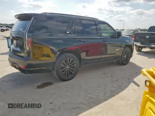 2024 Cadillac Escalade AWD V-Series z VIN 1GYS4HK95RR399949, wystawiony jako Copart lot #59360395 z przebiegiem 6 163 mil mil oraz Szkoda całkowita • Salvage title. Historia ofert i sprzedaży dostępna na DreamBid. Obrazek 3.