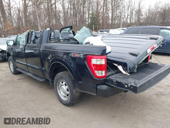 2021 Ford F-150 XL with VIN 1FTEW1EP6MFB59561, listed as a IAAI auction lot 41598532 with 68,662 mi miles and . Bid and sale history available at DreamBid. Image 3.