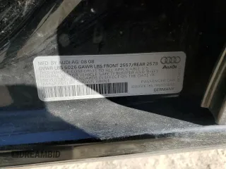 2009 Audi A4 3.2L Prestige with VIN WAUMK78K79N020852, listed as a Copart auction lot 42244395 with 147,861 mi miles and Salvage Title. Bid and sale history available at carsss.com. Image 12.