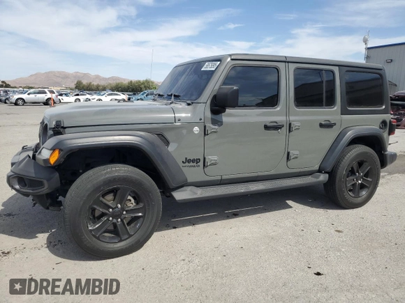 2020 Jeep Wrangler Unlimited Sport Altitude z VIN 1C4HJXDN0LW134426, wystawiony jako Copart lot #58575095 z przebiegiem 30 044 mil mil oraz Szkoda całkowita • Salvage title. Historia ofert i sprzedaży dostępna na DreamBid. Obrazek 1.