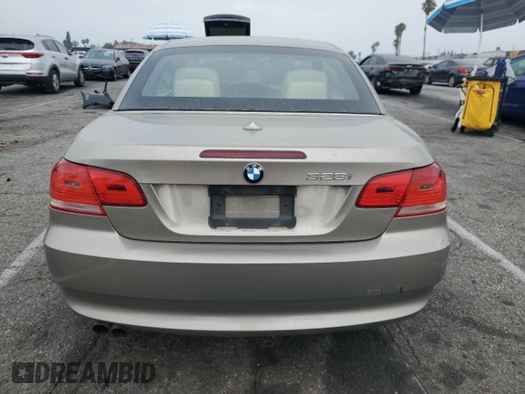 2007 BMW 3 Series 328i with VIN WBAWR33587PX78277, listed as a Copart auction lot 62495445 with 229,162 mi miles and Salvage title. Bid and sale history available at DreamBid. Image 6.