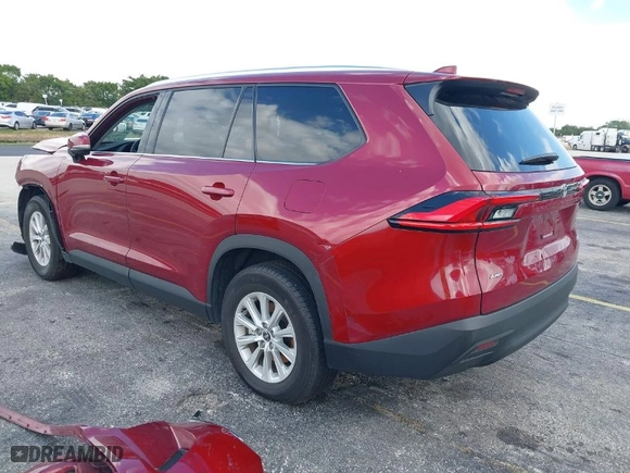 2024 Toyota Grand Highlander XLE with VIN 5TDAAAB50RS050231, listed as a IAAI auction lot 41962752 with 19,679 mi miles. Bid and sale history available at carsss.com. Image 3.