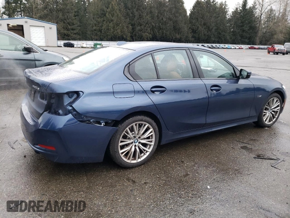 2023 BMW 3 Series 330e with VIN 3MW39FF07P8C85368, listed as a Copart auction lot 45738215 with 16,514 mi miles and Salvage Title. Bid and sale history available at carsss.com. Image 3.