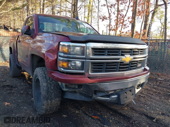 2015 Chevrolet Silverado 1500 LT with VIN 1GCNKREC3FZ233348, listed as a IAAI auction lot 41496887 with 253,994 mi miles. Bid and sale history available at carsss.com. Image 6.