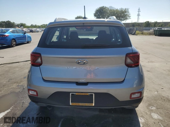 2024 Hyundai Venue Limited with VIN KMHRC8A30RU306560, listed as a Copart auction lot 53710235 with 8,506 mi miles and Salvage title. Bid and sale history available at DreamBid. Image 6.