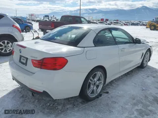 2016 BMW 4 Series 435i xDrive with VIN WBA3T7C52G5A37374, listed as a IAAI auction lot 41583597 with 1 mi miles. Bid and sale history available at carsss.com. Image 4.